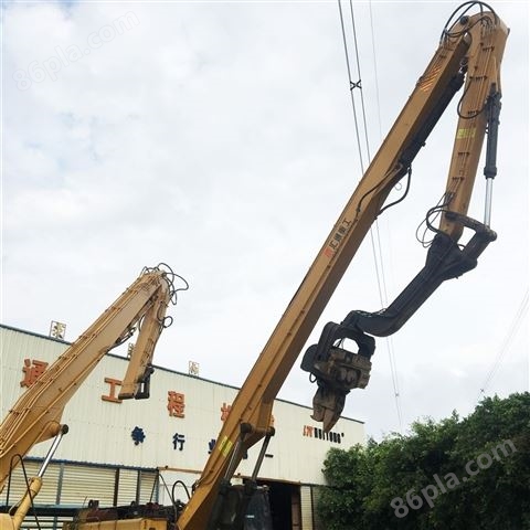 改装挖掘机13米15米18米打桩臂专业快速