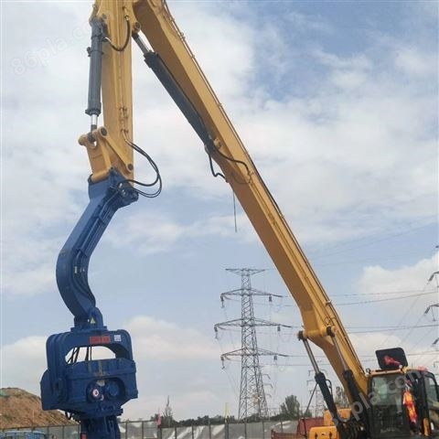广州改装挖掘机打桩臂、加长臂专业快速