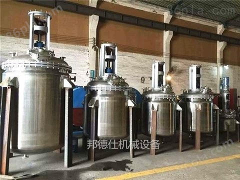 广东蒸汽加热反应釜 树脂成套生产设备厂家