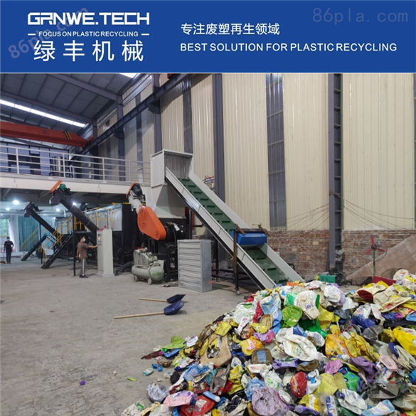 HDPE/PP破碎清洗回收加工生产线设备