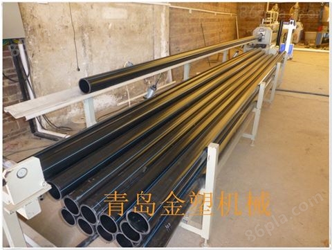 pe管材生产线有几米长 塑料管材设备图片