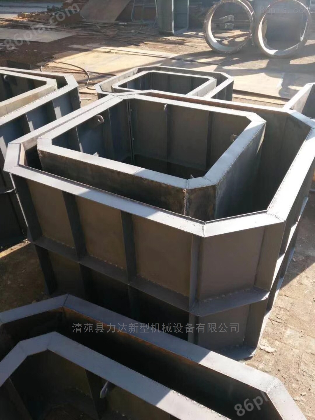 圆形化粪池钢模具 水泥污水池模具