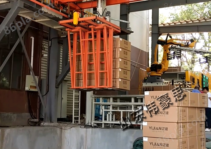 自动装车机器人 纸箱自动桁架式装卸车系统