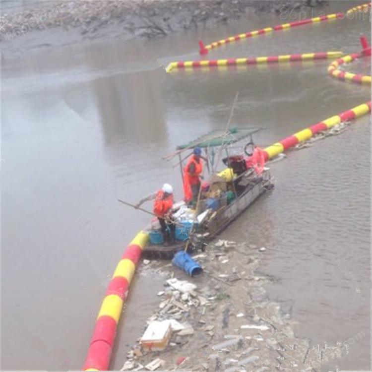 河道环保治理杂物围栏塑料浮体浮排产品