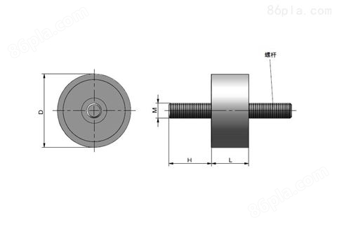 TANJA J01 标准型橡胶减震器 发电机用